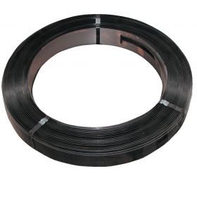 Steel strapping features steel construction.